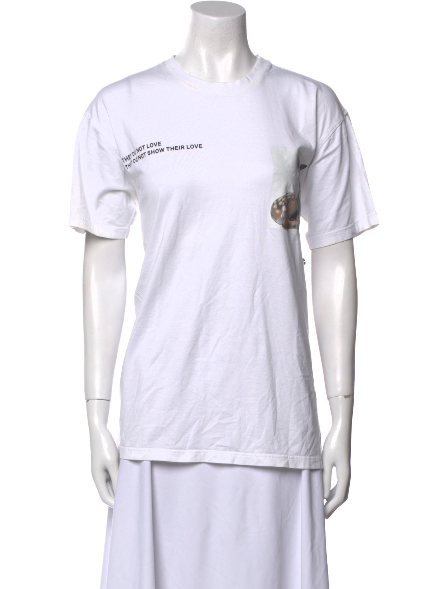 Burberry Graphic Print Crew Neck T-Shirt